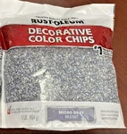 New Rust-oleum 1 Lb. Micro Blue/gray Decorative Color Chips Buy More Save. Price: $22.95.