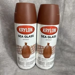 2X Krylon Amber Sea Glass Spray Paint Discontinued New. Price: $70.00.