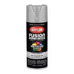 Krylon K02773007 12 Oz Silver Metallic Fusion All-in-one Spray Paint(pack Of 6) New. Price: $63.18.