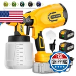 Luderignite Cordless Paint Sprayer Batteries 650W Hvlp 21V Battery Powered New. Price: $216.25.