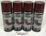 Duplicolor HVP110-4 Pack Vinyl & Fabric Spray High Performance Burgundy Oz New. Price: $50.99.