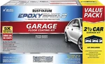 Rust-oleum Epoxyshield Garage Floor Coating Kit 2.5 Car, Gloss Dark Gray 365186 New. Price: $259.18.