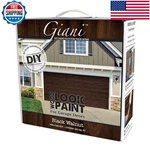 Giani Wood Look Paint Kit For Garage Doors Black Walnut New. Price: $99.47.