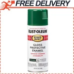 Rustoleum Gloss Protective Enamel Stops Spray Paint, Hunter Green New. Price: $9.11.