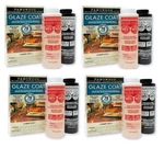 Famowood 5050080 Glaze Coat Epoxy Kit High Gloss Clear, 4 Pack 1 Quart Each New. Price: $98.72.