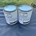 Set Of Rust-oleum Chiffon Cream 329598 Chalked Ultra Matte Paint 30 Oz New. Price: $35.00.