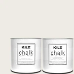 2 Kilz Chalk Style Paint Decorative Upcycling Furniture Ultra-matte White Quart New. Price: $31.63.