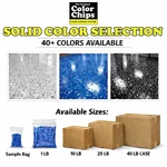 The Original Color Chips 1/4" Epoxy Garage Floor Flakes - Solid Options New. Price: $239.00.