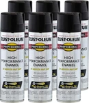 6-PACK Rust-oleum 7578838 Pro Enamel Spray Paint Flat Black 15 Oz New. Price: $58.99.