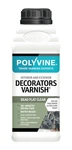 Polyvine Decorator's Dead Flat Varnish / 500ML Pint, Clear New. Price: $51.62.