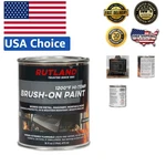 Rutland 1200 Brush-on Flat Black Stove Paint, 16 Oz Non-flammable Finish New. Price: $70.39.