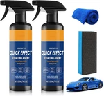 Car Quick Coating Spray, 2-PACK, Advanced Paint Protection, Vehicle Detailing Sh New. Price: $14.12.