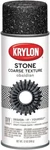 Krylon 18212 Coarse Stone Texture Finish Spray Paint, Obsidian - Oz New. Price: $20.99.