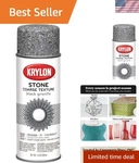 12 Oz Black Granite Coarse Texture Spray Paint - Indoor/outdoor Metallic Finish New. Price: $30.59.
