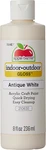 Antique White, Acrylic Craft Paint, Gloss Finish, 8 Fl Oz New. Price: $8.59.