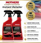 Mothers 08216 California Gold Instant Detailer Oz (2 Pack) Quick Spray Wax, New. Price: $29.05.