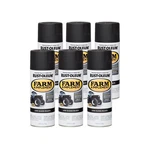 Rustoleum 2801306PK Farm & Implement Spray Paint, 12 Oz, Low Gloss Black, Pac... New. Price: $86.71.