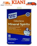 Klean Strip Odorless Mineral Spirits 32 Fl Oz Paint Thinner Cleaner Quart New. Price: $33.99.