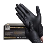 Gp Craft Black Nitrile Gloves Diamond Grip 8MIL Disposable Latex Free 1000/CASE New. Price: $119.99.