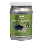 Qt ME150 Silver Metallic Paint Collection, Satin Water-based Decorative Metal... New. Price: $76.21.