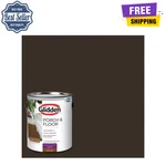 Glidden Porch & Floor 1 Gallon Brown Satin Interior/exterior Paint With Primer New. Price: $41.99.