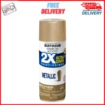Gold, Rust-oleum American Accents 2X Ultra Cover Metallic Spray Paint 12 Oz New. Price: $8.56.