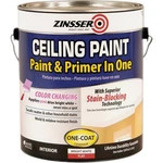 Zinsser Latex & Primer One Stainblock Flat Ceiling Paint, Bright White, New. Price: $38.71.
