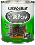 Rust-oleum Specialty Paint 206540 Chalkboard Brush-on, Black, 30 Fl Oz (4 Pack) New. Price: $89.99.