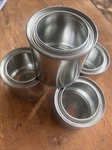 Cornucopia Metal Paint Cans With Lids 1/2 Pint Size 36PACK 1CUP Capacity Empty New. Price: $180.00.