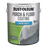 Rust-oleum 320418 Gal Floor Coating, Satin Finish, Pewter, Water Bas New. Price: $67.20.