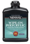 Minwax 40917 Pint Water Based Clear Satin Wipe On Polycrylic Polyurethane Finish New. Price: $31.99.
