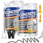 Concrete Crack Filler, 42OZ Grey High Elasticity Self Leveling Cement Caulkin... New. Price: $29.77.
