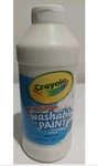 New Sealed Crayola Washable Paint, White, Huge 16 Oz Squeeze Bottle (bb). Price: $9.99.