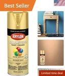 Krylon Colormaxx Metal Gold Spray Paint - 11OZ For Quick Diy Crafts & Furniture New. Price: $22.99.