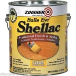 (2)-GAL Zinsser Bulls Eye Ready To Use Year Shelf Life Clear Shellac 0301 New. Price: $189.99.