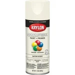 (12)-KRYLON Colormaxx Oz. Satin Spray Paint, Ivory Model: K05567007 New. Price: $103.89.