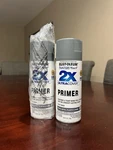 Rust-oleum 334017 Painter's Touch 2X Ultra Cover Spray Primer, 12 Oz, Flat Gray New. Price: $5.00.