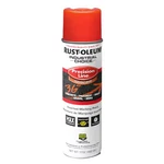 Rust-oleum 1662838V Precision Line Marking Paint, Inverted, Fluorescent Red, 17 New. Price: $7.75.