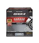 New Rust-oleum Rocksolid 1 Car Garage Floor Kit 90 Oz. Gray Polycuramine. Price: $119.99.
