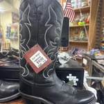 Old TBM3010 Women Western Cowboy Boots Leather Black New. Price: $75.00.