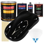 Jet Black Gallon Urethane Basecoat Clearcoat Car Auto Paint Kit New. Price: $318.99.