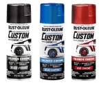 Rust-oleum 343346 Automotive Custom Chrome Spray Paint 10OZ Black Blue Red New. Price: $28.49.