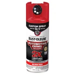 Rust-oleum 394898 Automotive Enamel Spray, Solvent, Red New. Price: $9.99.