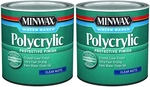 Minwax 222224444 Polycrylic Protective Finish 8 Fluid Ounces, Transparent New. Price: $26.18.