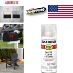 Matte Clear Spray Paint 12 Ounce Enamel Rust Resistant For Indoor Outdoor Use New. Price: $13.99.