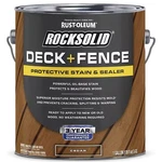 Rust-oleum Rocksolid Cedar Deck And Fence Exterior Gal New. Price: $58.99.