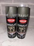 Krylon K04293000 Ultra-flat Camouflage Olive 11OZ Aerosol Pack Of New. Price: $19.99.