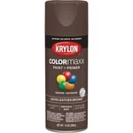 12-KRYLON Colormaxx Satin Spray Paint & Primer, Leather Brown Model: K05569007 New. Price: $103.89.