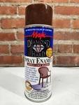 Majic 8-21502-8 Diamond Hard 11 Oz Can Of Dark Brown Spray Enamel Paint New. Price: $10.00.