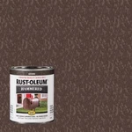 Rust-oleum Protective Paint Stops Hammered Brown 1 Qt Corrosion Resistant New. Price: $35.62.